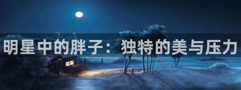 南宫大舞台：明星中的胖子：独特的美与压力